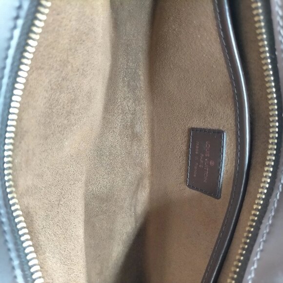 Authentic Louis Vuitton LV Clutch Saint Louis Ebene Brown Damier mn480-121325 - Picture 11 of 16